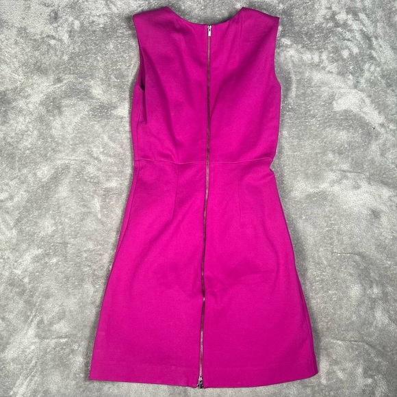 Diane VonFurstenberg Dress Womens 0 Carpreena Pink Sheath Bodycon Feminine Mini - Picture 6 of 9